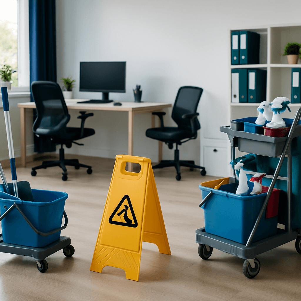 Office cleaning for remote work environments